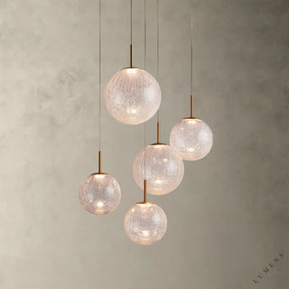 Casen Round Chandelier 20’’ 28’’ 34’’ 43’’ - 28’’ / CRACKLE - chandelier