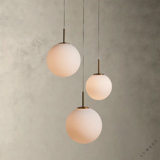 Casen Round Chandelier 20’’ 28’’ 34’’ 43’’ - 20’’ / MATTE OPAL - chandelier