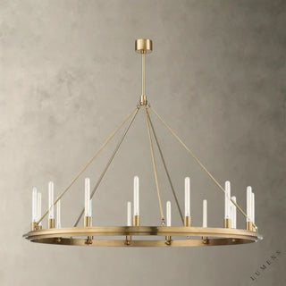 Chambers Round Chandelier - 58.25’’ / Brass - chandelier