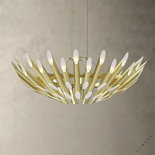Chimes Chandelier - Brass - chandelier