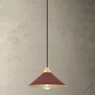 Clivedon Pendant - 12’’ / Crimson - Pendant Light
