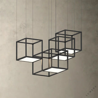 Cubix Pendant - 48.5’’ - chandelier
