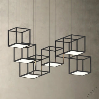 Cubix Pendant - 72.5’’ - chandelier