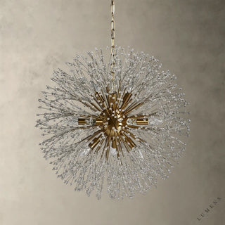 Dandelion Round Chandelier 22’’ 30’’ 43’’ - 30’’ / Brass - chandelier