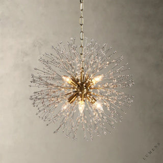 Dandelion Round Chandelier 22’’ 30’’ 43’’ - 22’’ / Brass - chandelier