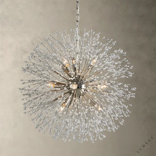 Dandelion Round Chandelier 22’’ 30’’ 43’’ - 43’’ / Silver - chandelier