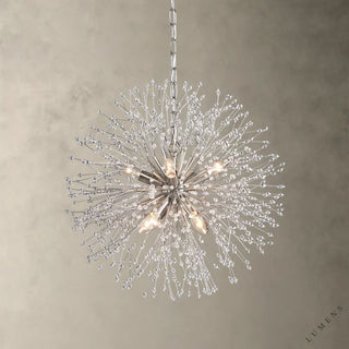 Dandelion Round Chandelier 22’’ 30’’ 43’’ - 22’’ / Silver - chandelier