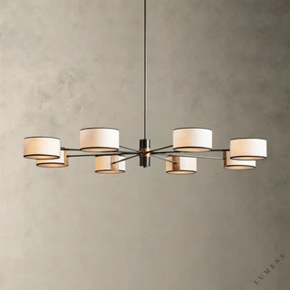 Daphne Round Chandelier 48’’ 60’’ - 60’’ / BLACK & WHITE - chandelier