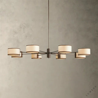 Daphne Round Chandelier 48’’ 60’’ - 60’’ / ECRU - chandelier
