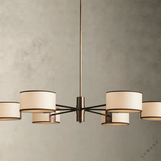 Daphne Round Chandelier 48’’ 60’’ - 48’’ / ECRU - chandelier