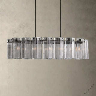 Delsie Oval Chandelier 51’’ 63’’ 72’’ - 51’’ / Bronze / Clear - chandelier