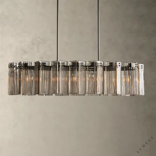 Delsie Oval Chandelier 51’’ 63’’ 72’’ - 51’’ / Bronze / Smoke - chandelier
