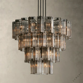 Delsie Round Chandelier 38’’ 48’’ 60’’ - 48’’ / Bronze / Smoke - chandelier