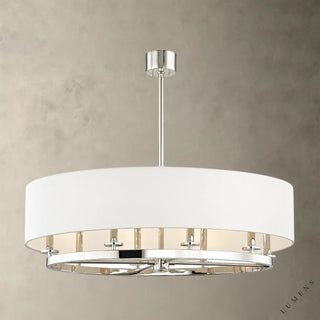 Durham Chandelier - 30.75’’ / Nickel - Pendant Light
