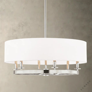 Durham Chandelier - 39.25’’ / Nickel - Pendant Light