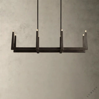 Emmet Linear Chandelier - 48’’ / Bronze - chandelier