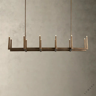 Emmet Linear Chandelier - 72’’ / Brass - chandelier