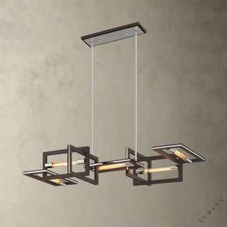 Enigma Linear - Bronze - chandelier