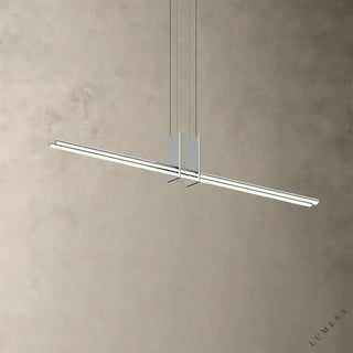 Fino Duo Chandelier - Nickel - chandelier