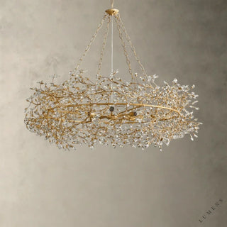 Fiore Crown Chandelier 39’’ 48’’ 60’’ - chandelier