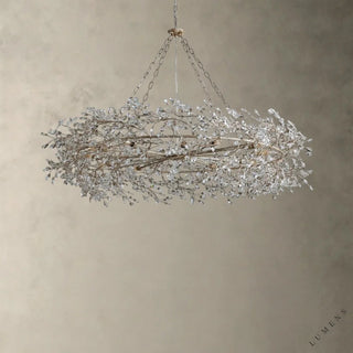 Fiore Crown Chandelier 39’’ 48’’ 60’’ - chandelier