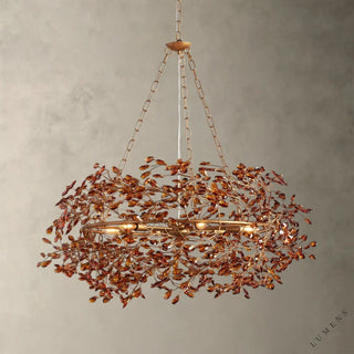 Fiore Crown Chandelier 39’’ 48’’ 60’’ - 39’’ / BRASS/AMBER - chandelier