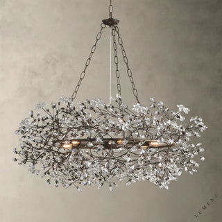 Fiore Crown Chandelier 39’’ 48’’ 60’’ - 39’’ / BRONZE - chandelier