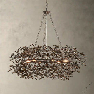 Fiore Crown Chandelier 39’’ 48’’ 60’’ - 39’’ / BRONZE/SMOKE - chandelier