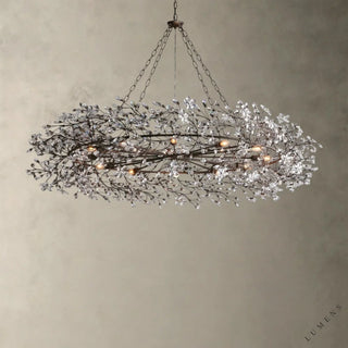 Fiore Crown Chandelier 39’’ 48’’ 60’’ - 60’’ / BRONZE/SMOKE - chandelier