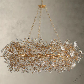 Fiore Crown Chandelier 39’’ 48’’ 60’’ - 39’’ / GOLD - chandelier