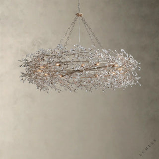 Fiore Crown Chandelier 39’’ 48’’ 60’’ - 60’’ / SILVER - chandelier