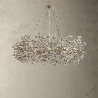 Fiore Crown Chandelier 39’’ 48’’ 60’’ - 48’’ / SILVER - chandelier