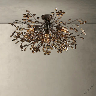 Fiore Flush Mount - BRONZE/SMOKE - Flush Mount