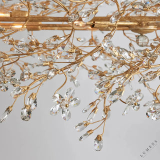 Fiore Oval Chandelier 62’’ 74’’ - chandelier