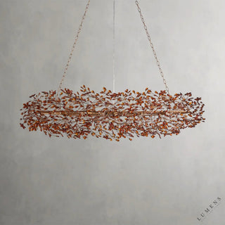 Fiore Oval Chandelier 62’’ 74’’ - chandelier