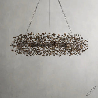 Fiore Oval Chandelier 62’’ 74’’ - chandelier