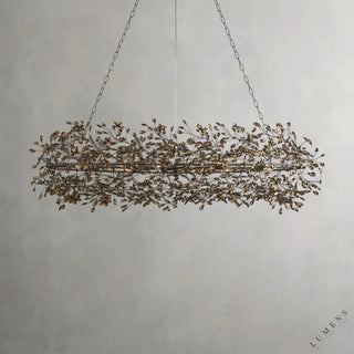 Fiore Oval Chandelier 62’’ 74’’ - chandelier