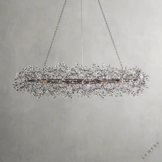 Fiore Oval Chandelier 62’’ 74’’ - chandelier