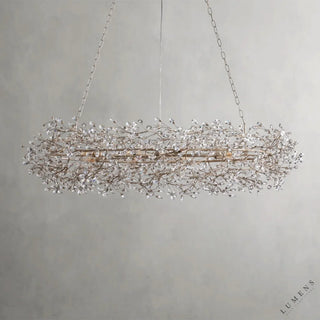 Fiore Oval Chandelier 62’’ 74’’ - chandelier