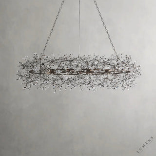 Fiore Oval Chandelier 62’’ 74’’ - chandelier