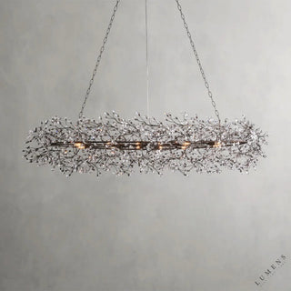 Fiore Oval Chandelier 62’’ 74’’ - 74’’ / BRONZE - chandelier