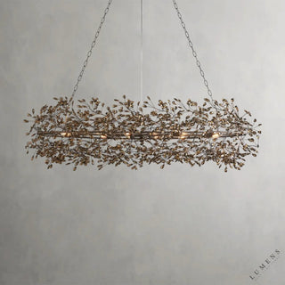Fiore Oval Chandelier 62’’ 74’’ - 74’’ / BRONZE/SMOKE - chandelier