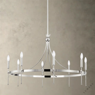 Gates Chandelier - 38.5’’ / Nickel - chandelier