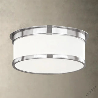 Geneva Flush Mount - 12.25’’ / Nickel - Flush Mount