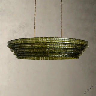 Ghiaccio Oval Chandelier 54’’ 65’’ - chandelier