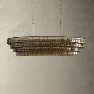 Ghiaccio Oval Chandelier 54’’ 65’’ - chandelier
