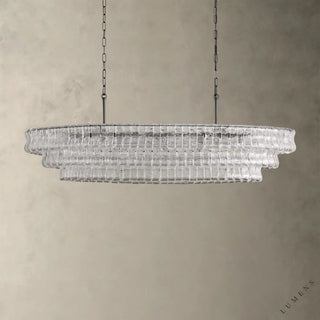 Ghiaccio Oval Chandelier 54’’ 65’’ - chandelier