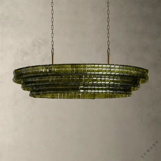 Ghiaccio Oval Chandelier 54’’ 65’’ - chandelier