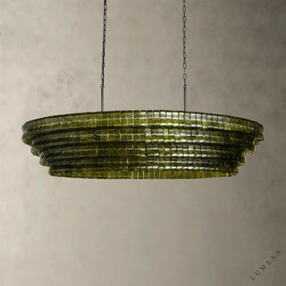 Ghiaccio Oval Chandelier 54’’ 65’’ - chandelier