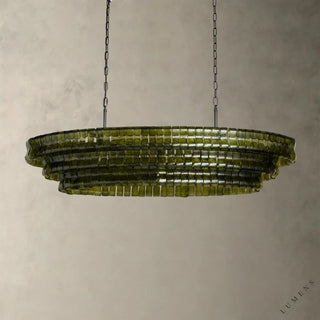 Ghiaccio Oval Chandelier 54’’ 65’’ - chandelier
